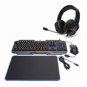 Gaming Bundle (Keyboard,  Headphone, Mouse & Mouse Pad)