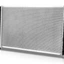 Auto Dynasty 28" Radiator for 1999-2007 Silverado Sierra Yukon Tahoe Suburban 4.3L 4.8L 5.3L AT, DPI 2334 Factory Style 1-Row Aluminum Cooling Radiator