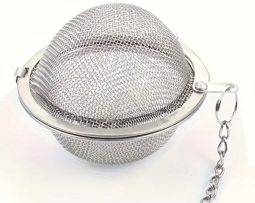 Fu Store 1pc Stainless Steel Mesh Tea Ball 2.1 Inch Tea Strainers Teas Infuser Strainer Filters for Teas