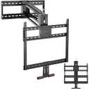 Fireplace Pull Down TV Mount Over Fireplace with Height Adjust for Most 43" 