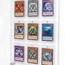 Acrylic Trading & Sports Card Display Frame - 9-Slot Wall/Desktop Holder for Baseball, Pokemon, Hockey Cards, UV-Protected with Magnetic One Touch Holders & Ad Nails