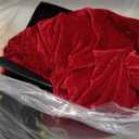 AMHSCOCA Santa Claus Costume for Men Christmas 9pcs Santa Suit Adults Men Professional,Santa Outfit Jacket Set Xmas Cosplay