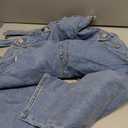 luvamia Women's Casual Stretch Adjustable Denim Bib Overalls Jeans Pants Jumpsuits (Blue, S)