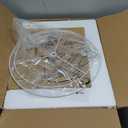 27.5" Tall Farmhouse Lamp,Vintage Bedside Nightstand Lamps with USB Charging Ports A/C,3-Way Dimmable Touch Control Retro Lamp for Bedroom Living Room,Single Beige