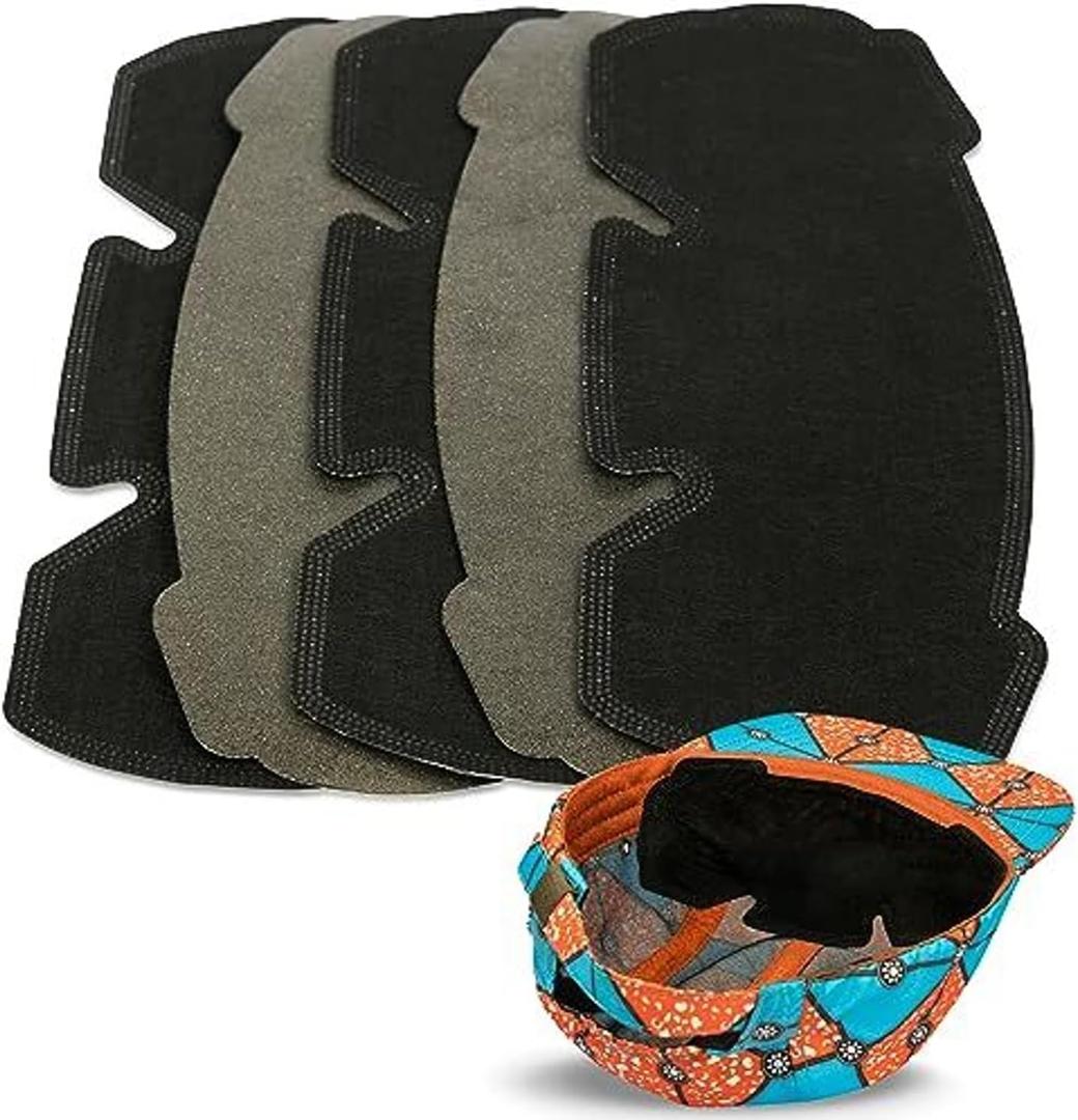 Maplefield Ultra Absorbent 3-Layer Disposable Hat & Helmet Sweat Liner  Stops Stains, Protects Face & Eyes from Sweat