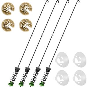 23.6'' W10780051 W10780048 PS11703290 Washer Suspension Rod Kit Compatible with Whirlpool Maytag Kenmore Washing Machines, Replaces W10257085, W10257086, W10317708, W10317709, W10748951, W10821943