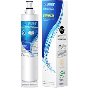 ICEPURE 4396508 Refrigerator Water Filter Compatible with Whirlpool 4396508, 4396510, Filter 5, EDR5RXD1, NL240V, WFL400, LC400V, 4392857, RWF0500A 1PACK