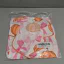 MBZJSDKHLK Women's Halloween Pajamas Set Silk Satin Pumpkin Print Long Sleeve Button Down Shirt 2 Piece Pjs Shorts Sets, L