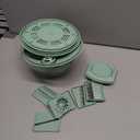 TRENDY HUB, 3 IN 1 Large Salad Spinner with 5-Blade Slicer, 5.3 Qt Vegetable Washer and Dryer, Fruit and Herb Lettuce Spinner Egg Yolk Strainer, Salad Bowl for Efficient Salad Preparation and Food