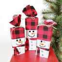 2 x 44pcs Snowman Face Stickers for Crafts Cute Christmas Ornaments Vinyl Snow Man Face Decals Xmas Winter Holiday Stickers for Window Glass Cups Balls Jars Wall Party Supplies Home Decoration(face44)