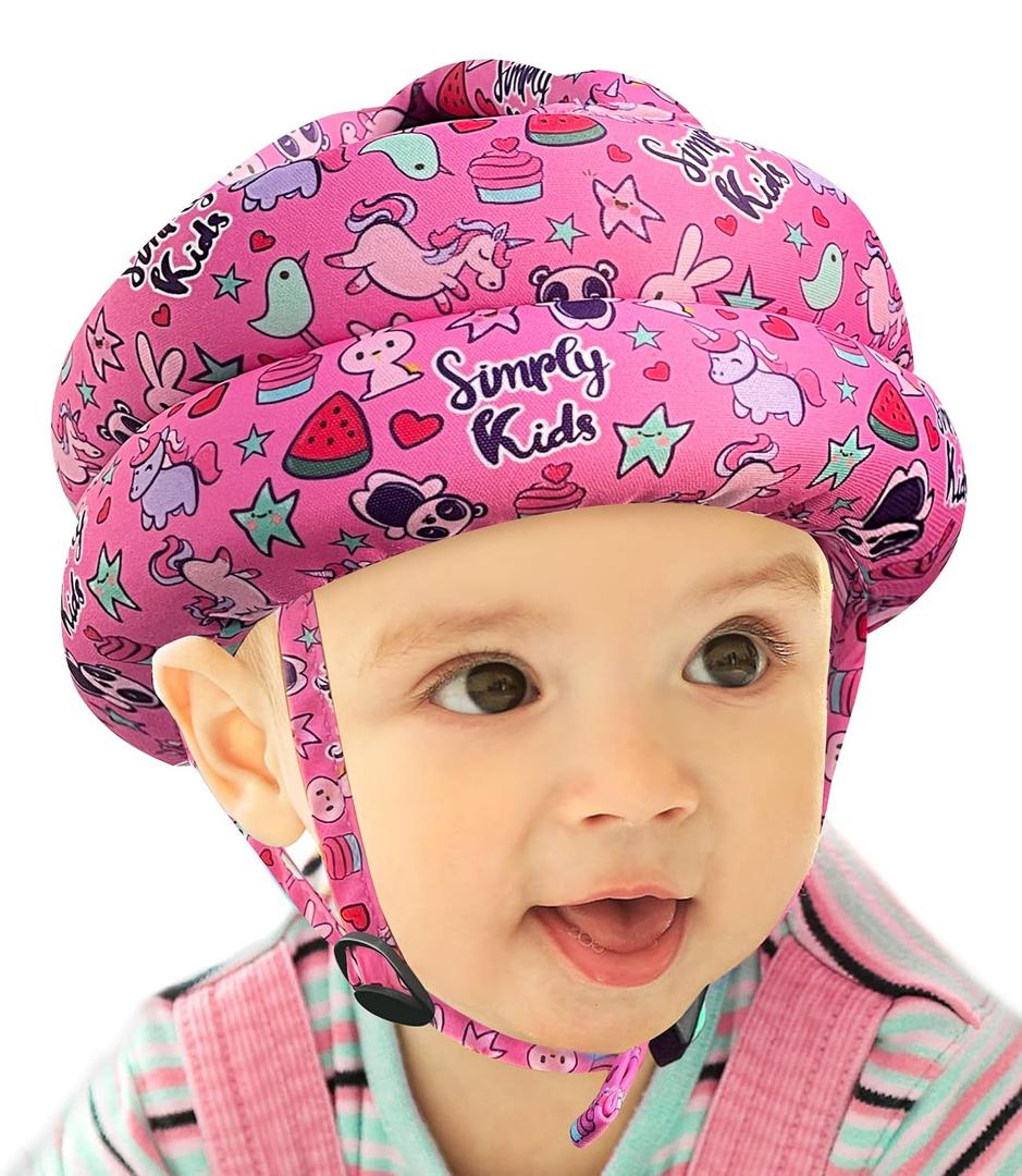 Baby Helmet for Crawling Walking - Baby Head Protector No Bumps and Soft Cushion Infant Baby Safety Headguard I Toddler Helmets 1-2 Years Old, 6-12 Months