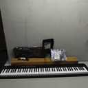 88 Key Digital Piano Electric Keyboard, 88 Key Keyboard Piano for for Beginner, with Power Adapter, Sustain Pedal, Stand, Bluetooth, Carrying Case, Headphones, USB-MIDI, for at Home/Stage