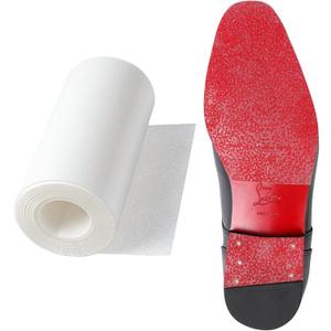 39 in Clear Sole Protector for High Heel Shoes, Anti-Slip Shoe Sole Guard, Transparent Louboutin Sole Protector for Red Bottom Heels & Sneakers(5 in *39 in)