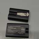 Mrupoo Long-Lasting 6040mAh Battery Replaement for Ring Battery 2Pack  Compatible with Ring-Doorbell Camera(2/3/4/3+/3 Plus),Stick-Up Cam (2nd & 3rd Gen),Spotlight Cam,3.65V Rechargeable Batteries