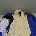 Morph George Washington Costume For Adults With Wig - Colonial Men’s Costume - Historical Dress Up Outfit L