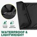 PAWFINITY Waterproof Dog Bed Cover Replacement Washable, Extra Large, XL, Easy to Clean, Pet Hair Resistant, Heavy Duty Oxford, Zipper Closure, Indoor/Outdoor, Fits 44 Inch Dog Crate - 44x32x3, Black
