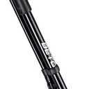 BETO High Pressure Shock Pump - (400 PSI Max) MTB Bike Shock Pump for Fork & Rear Suspension with No-Loss Schrader Valve, Black