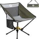 ADSMART Portable Camping Chair Lightweight Folding Chair for Camping - Outdoor Chair Supports 300 Lbs - Camp Chair Outdoor Adventures