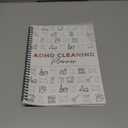 ADHD Cleaning Planner for Adults Women, Cleaning Schedule and Checklist Notebook, Cleaning and Organizing Planner, Daily Weekly Monthly Schedule Household Cleaning Checklist Planner (Black A4)