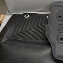 OEDRO Floor Mats Fit for Honda CR-V 2017-2022, TPE All Weather CRV Car Mats TPE Accessories, 1st and 2nd Row: Front, Rear, Full Set Liners, Black