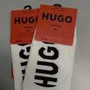 Pack Of 2 HUGO 2-Pack Bold Logo Invisible Socks 6-7