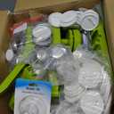 Happizza Button Maker Machine Multiple-Sizes - Pin Maker Machine 1.25 inch+2.25 inch, Interchangeable Button-models Badge Button Press Machine with 200 Sets 32+58mm Button Maker Supplies&Circle Cutter