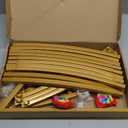 Wokceer Round Backdrop Stand 6.6FT Circle Balloon Arch Frame Circle Backdrop Stand Gold Round Arch for Wedding Birthday Party Bridal Shower Anniversary Event Ceremony Decoration