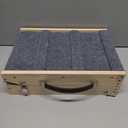 Dog Ramp Dog Stairs for Small Dogs Foldable Dog Ramp with 4 Adjustable Heights from 7.48'' to 15.35" Wood Pet Ramp with Non Slip Carpet Portable Puppy Ramp for Couch, Sofa, Low Bed