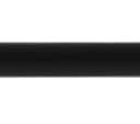 TYRON 1 Pack Magnetic Curtain Rod for Metal Door Adjustable 30-40 Inch, 3/8 in. Diameter, French Door Magnetic Cafe Curtain Rod(Black)
