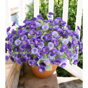 Dahlia Artificial Flowers for Outdoors Decoration, 6 Bundles Silk Flowers Fake Plants Realistic UV Resistant Faux Flowers for Outdoor Planters Front Door Yard Garden Patio Outside Home Indoor, Mix