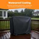 58" Heavy Duty Waterproof Grill Cover for Outdoor Gas & Charcoal Grills, Rip-Resistant Windproof BBQ Grill Cover with Adjustable Straps, UV Protection for Patio Lawn & Garden, 420D