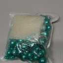 10150 Pieces Black Beads No Hole Bead for Vases, DIY Vase Filler Kit Highlight Beads Bead Vase Filler for Centerpieces, Wedding, Birthday, Anniversary, Christmas Centerpiece Green