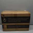 E-far Stoneware Dinnerware Sets for 4, 12 Pieces Reactive Glaze Plates and Bowls Sets, Elegant Dishes with Rustic Terracotta Base, Dishwasher & Microwave Safe, Scratch Resistant, Glacier White