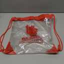 clear Drawstring Bag Ken Garff Logo Pack of 6