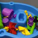 Step2 Rain Showers Splash Pond Toddler Water Table, Kids Water and Sand Activity Sensory Playset, Summer Outdoor Toys, 13 Piece Toy Accessories, For Toddles 1.5+ Years Old