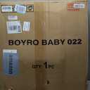 Boyro Baby 5-in-1 Baby Walker, Baby Walkers for Boys Girls 6-12 Months, Foldable Activity Walker, Toddler Infant Walker with Bouncer, Adjustable Height, Removable Footrest, Feeding Tray, Music