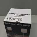 Gold LED Cordless Table Lamp Rechargeable-6000mAh Battery Operated Table Light,Wireless Lamps for Living Room Restaurant/Patio/Home/Dining/Dinner/Bedside/Nightstand/Desk lamp-Touch Control (1 Pack)