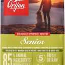 ORIJEN Grain Free WHOLEPREY Dry Dog Food Senior Recipe 4.5lb Bag | 85% Fresh or Raw Ingredients, Grain Free, Made in the USA, No Corn, Soy or Wheat, For Senior Pets, Global Quality Ingredients (EXP 12/08/27)