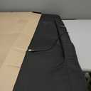 TOPSKY Stadium Seat for Bleachers with Back Support, 3-Position Reclining Stadium Chair with Armrests, Thick Padded Cushion, Foldable Bleacher Seat with Hooks 2-Pack (Black) (Regular(Seat 17"))