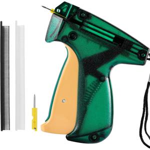 Stitch Quick Clothing Fixer, Fine Stitch Tag Gun for Clothing Mini Stitch Gun for Clothes Sewing Quilting Hemming Quick Stitch Tag Gun with 1 Needle, 1500 Black & 1500 White 4.4mm Fasteners