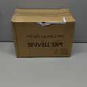 WELTRANS Plug in Industrial 2 Pack Farmhouse Pendant Light, Mini Cage Pendant Lighting in Black Finish with Crystal, Adjustable Length Hanging Light Fixture for Hallway, Bedroom, Living Room, Kitchen