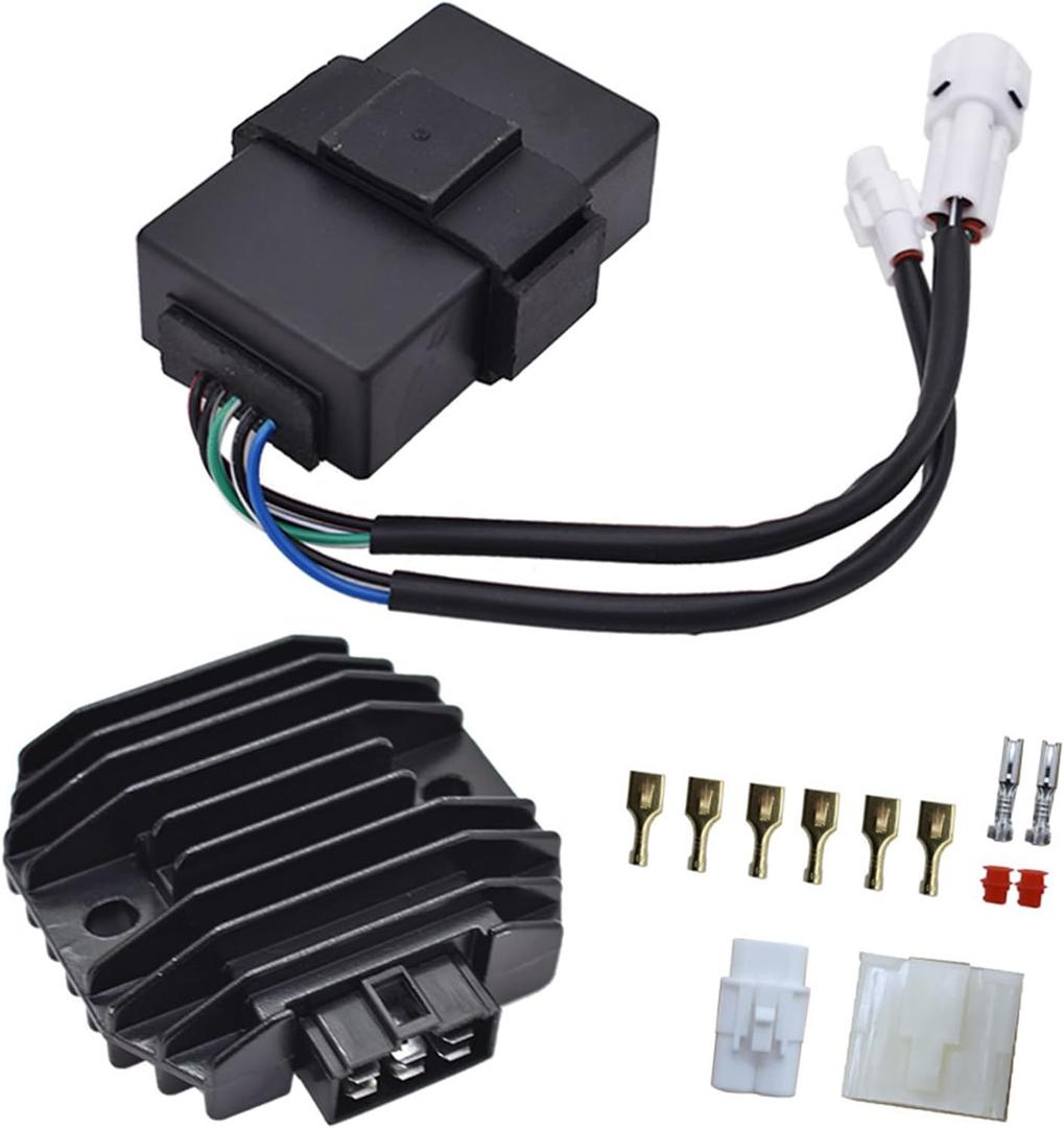 labwork CDI Box Voltage Regulator Rectifier Replacement for Kawasaki Bayou 300 KLF300B 1988 1989 1990 1991 21119-1302 21119-1369 21119-1241