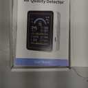 Air Quality Monitor Indoor, 10 in 1 Portable Smartair Quality Tester for CO2 | CO | TVOC | HCHO | Temp | AQI | PM0.3-1 Detection Hum for Home Cars Plants, Pets, Car, Hotel