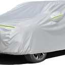 Favoto 6 Layers Hatchback Car Cover Waterproof All Weather for Automobiles Heavy Duty Full Exterior Cover Outdoor Sun Snow Protection Universal Fit for Hatchback (146-157 inch)