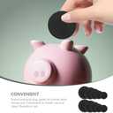 Round Rubber Piggy Bank Plug Replacement 1.49 Inch Money Jar Stopper Cap Durable Reusable Cover for Coin Saving Boxes