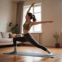3 x Pilates Grip Socks for Women Non Slip Crew Socks, Elderly