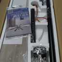 Large Ceiling Fans with Lights: Modern 72 Inch 8 Blade Outdoor Ceiling Fan with Remote APP Control - Dimmable Black Big Fan light Indoor Reversible 6 Speed Quiet DC Motor