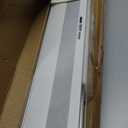 No Drill Blinds for Windows Blackout Cordless Cellular Shades Honeycomb Blinds Pull Down, Free Stop Easy Install for Home and Office, Blackout, White, 34" W x 48" H