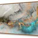 XXMWallArt WKFC3275 Wood framed Abstract Canvas Wall Art Fancy Paint Canvas Print Painting Artwork for Living Room Bedroom Kitchen Home and Office Wall Decor