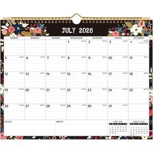 Wall Calendar 2026-2028 – 2 Year Calendar 2026-2028, Jul 2026 – Jun 2028, 14.57 x 11.42 In, 2026 Calendar 24 Months, Monthly Calendar 2026, with Ruled Blocks, Thick Paper, Holidays, To-do List ＆ Notes